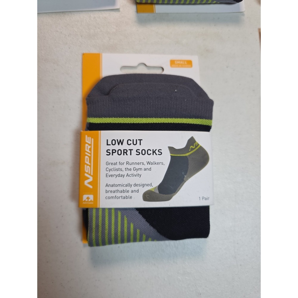 NSPIRE Low Cut Sport Socks (6 Pair) Small Men's size 3-5.5 women's size 4-6.5 - Picture 2 of 5